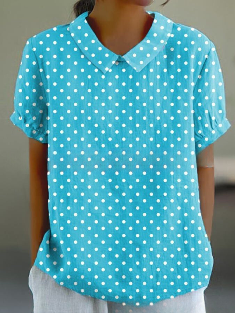 Damen Vintage Blumenmuster Bluse | Lässig - Image 14