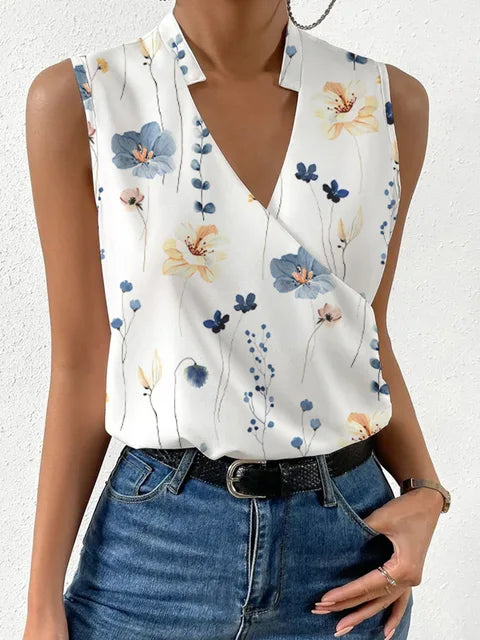 Sommertop Mit V Ausschnitt Für Damen | Lässig - Image 4