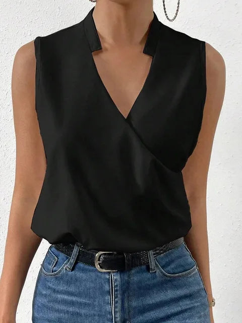 Sommertop Mit V Ausschnitt Für Damen | Lässig - Image 5